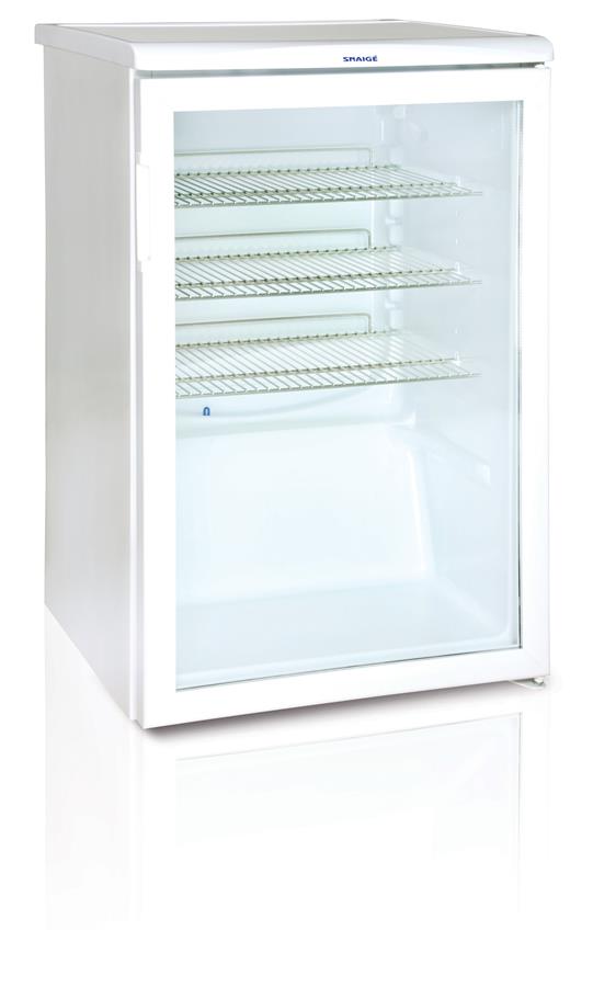 Холодильная витрина SNAIGE CD14SM-S3003C, 85х60х56см, 1 дв., 130л, C, ST, Полок-3; Бут.-62шт, Белый