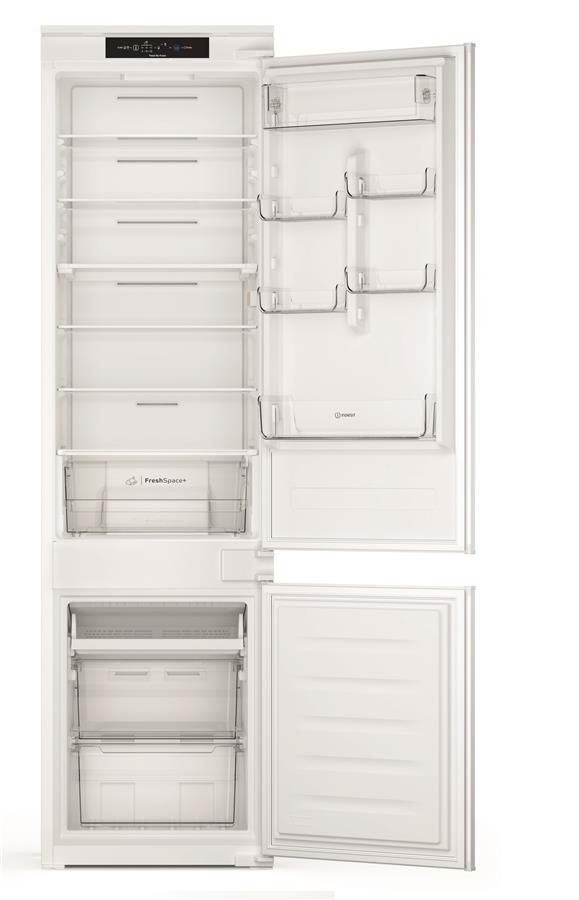 Встр. холодильник с мороз. камерой Indesit INC20T321EU, 193.5х54х54см, 2 дв., Х- 212л, М- 68л, A+, NF, Белый
