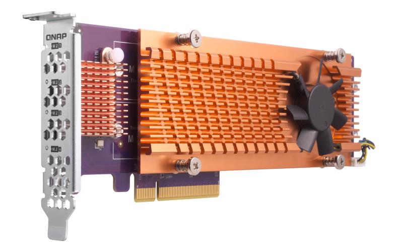 Адаптер QNAP SSD Dual PCIe NVMe M.2 22110/2280