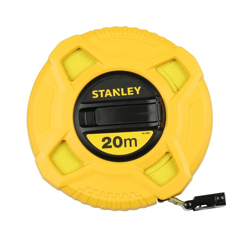 Рулетка Stanley "Longtape Fiberglass", ударопрочный корпус из АБС-пластика, 20м х 12.7мм