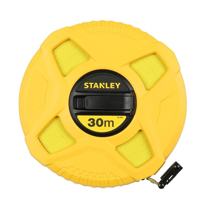 Рулетка Stanley "Longtape Fiberglass", ударопрочный корпус из АБС-пластика, 30м х 12.7мм