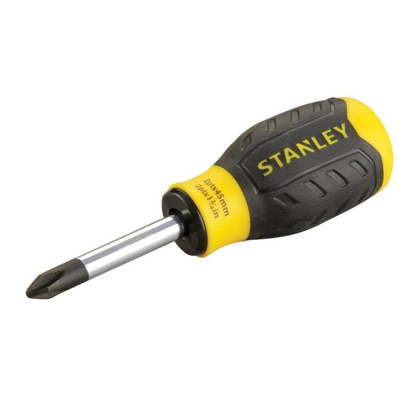 Отвертка Stanley "Cushion Grip" крестовая "Philips" PH2x45мм