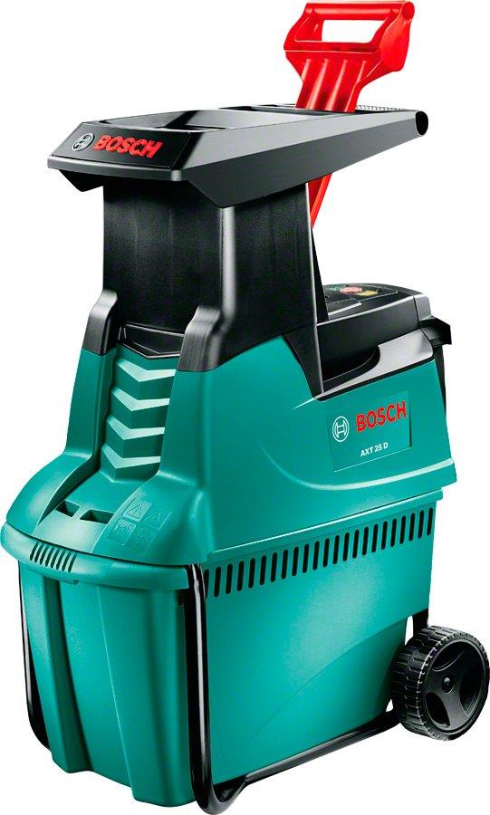 Измельчитель садовый Bosch AXT 25 D малошумный, 40мм, 2.5кВт, 31.3кг