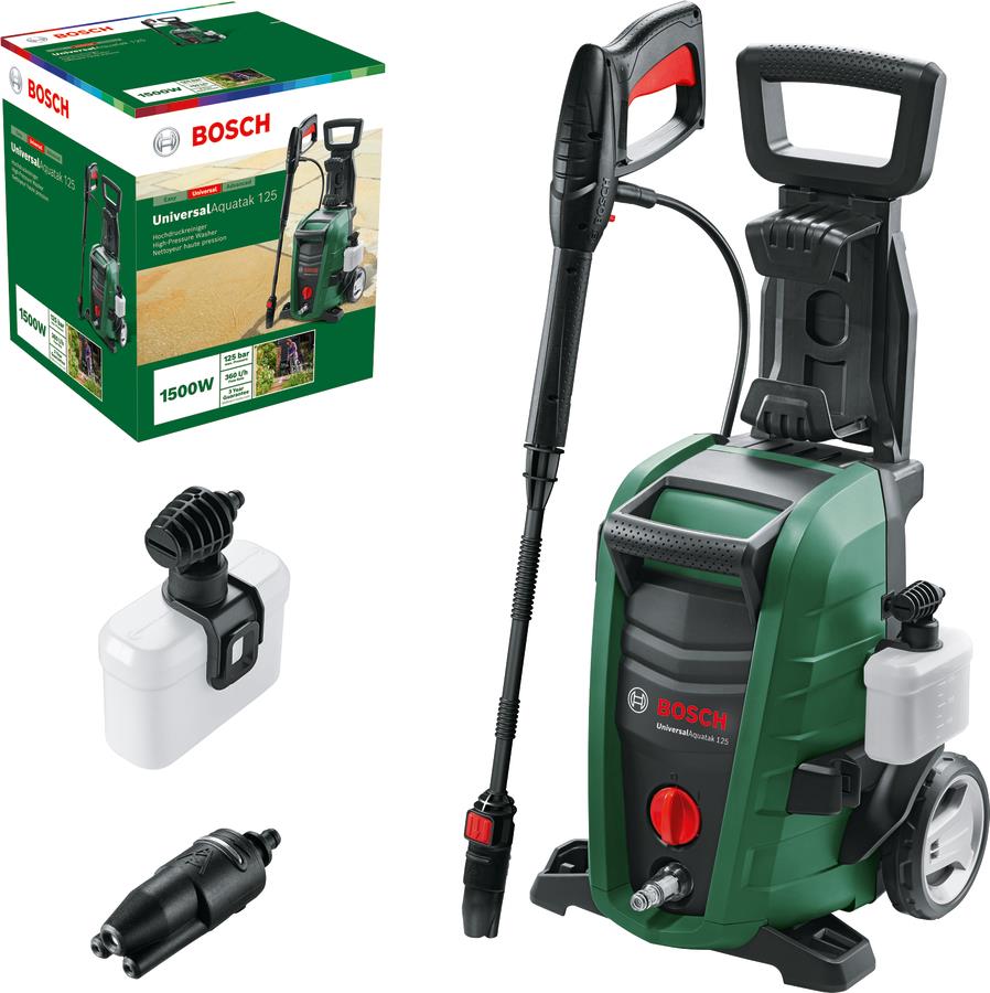 Мінімийка високого тиску Bosch UniversalAquatak 125 1500Вт 125бар 360л/год шланг 5м 7.7кг