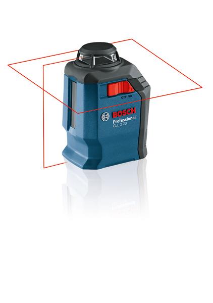 Нивелир лазерный Bosch GLL 2-20 + BM3 + кейс, 20м, ± 0,4 мм/м, IP 54