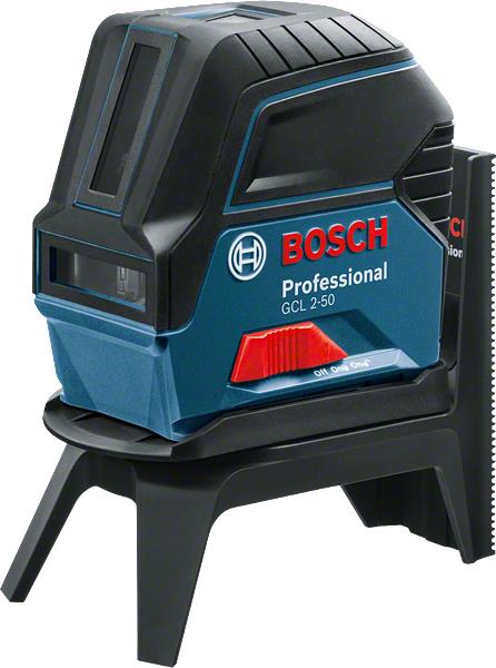 Нівелір лазерний Bosch Professional GCL 2-50 до 15м ±0.3мм/м червоний промінь + RM1 + BM3 + LR6 + кейс 0.5кг