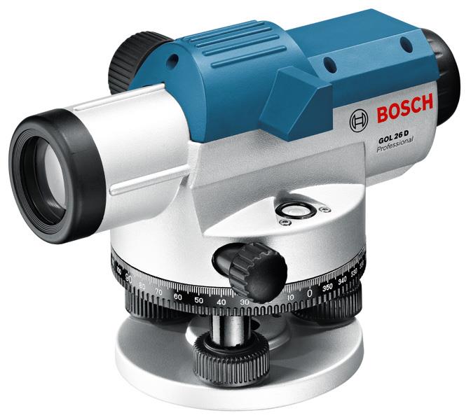 Нівелір оптичний Bosch Professional GOL 26 D до 100м ±1.6мм/30м зум х26 1.5кг