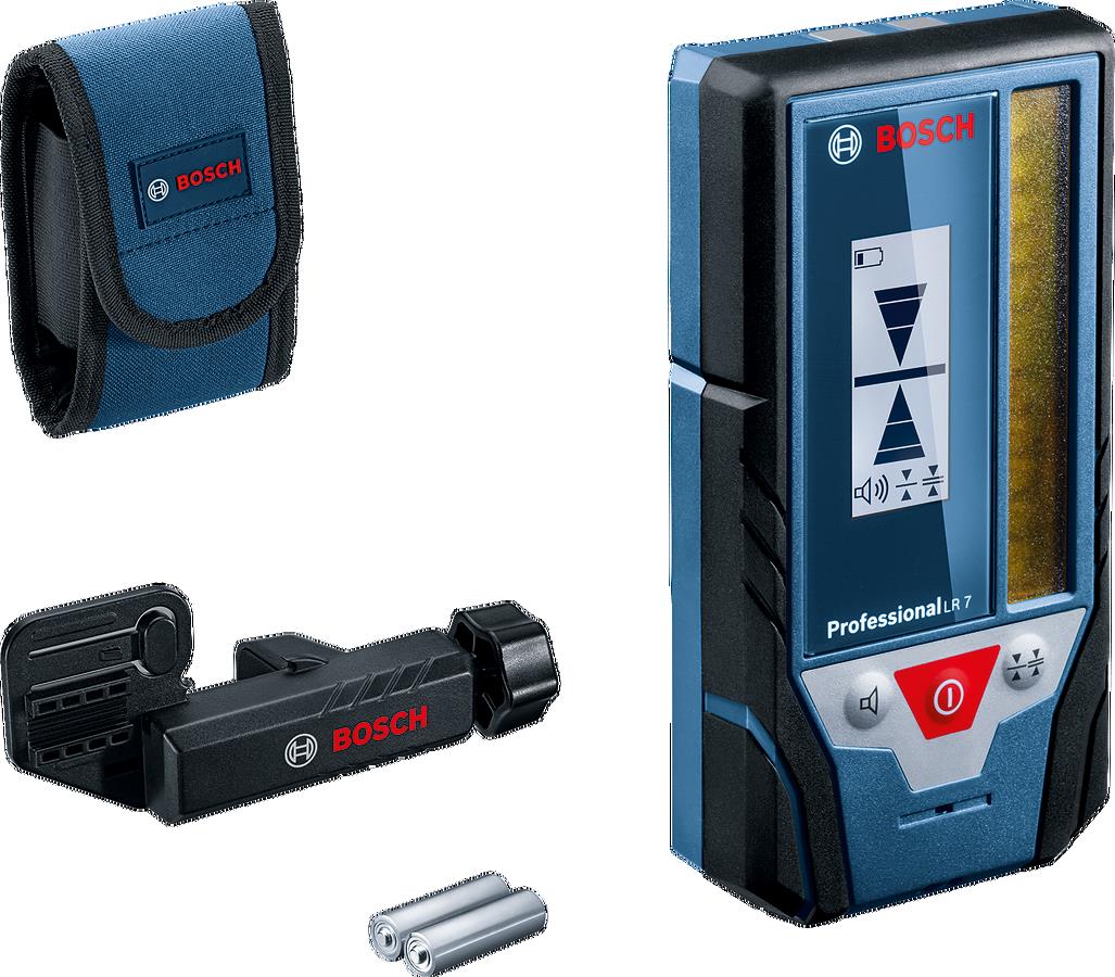 Приймач лазерного сигналу Bosch Professional LR7, 5-50м, ±1мм, 0.6кг