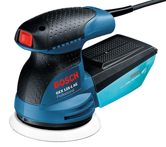 Шлифмашина эксцентриковая Bosch GEX 125-1 AE, 250Вт, 125мм, 7500-12000об/мин