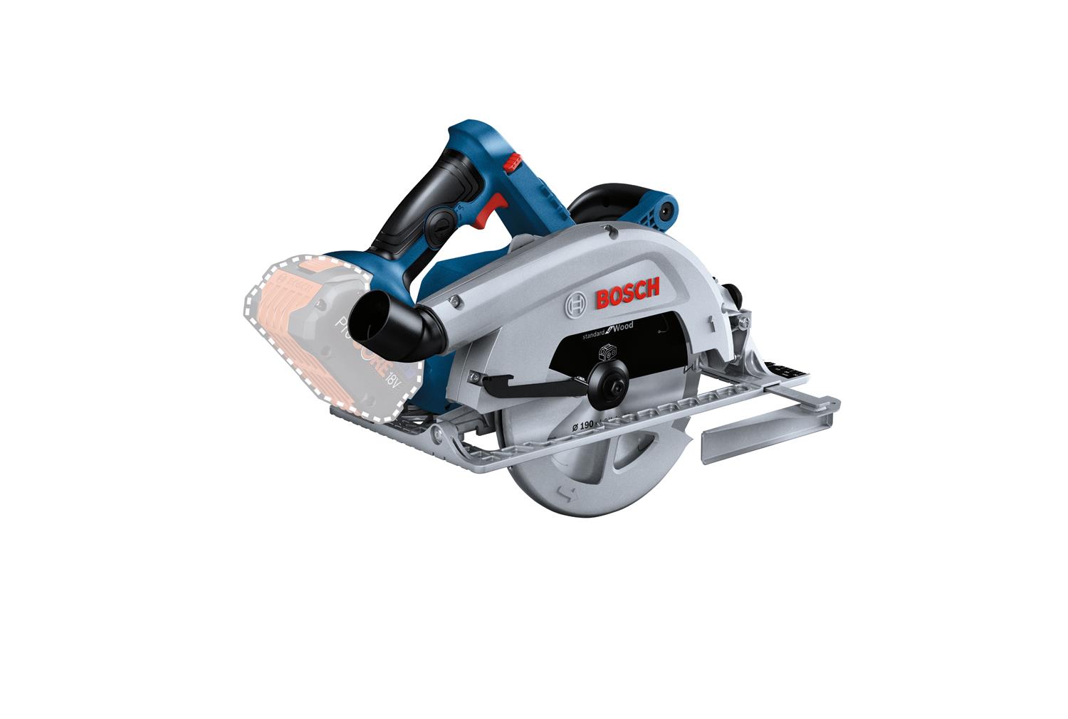 Пила дисковая Bosch GKS 18V-68 C, аккум., 18В, 190мм, 4кг, Solo