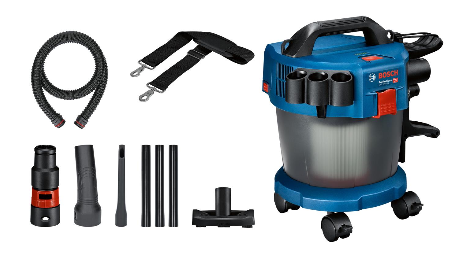 Пилосос професійний акумуляторний Bosch Professional GAS 18V-10 L 18В 90мБар без АКБ та ЗП