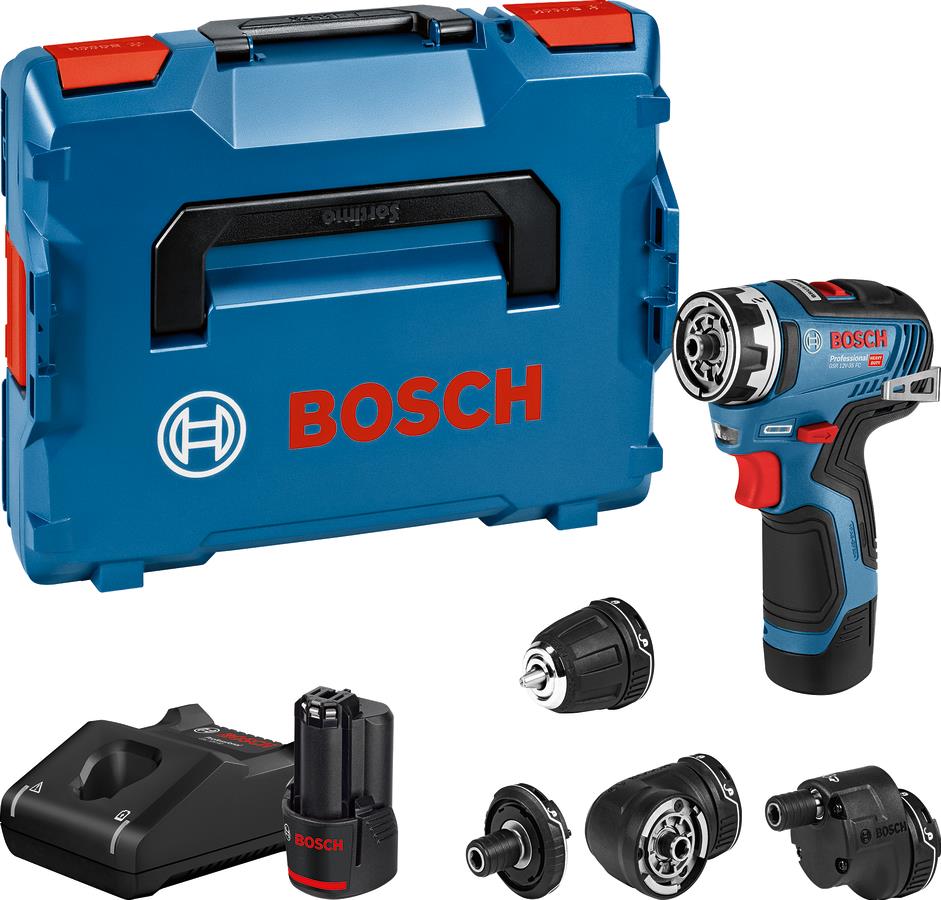 Шурупокрут-дриль акумуляторний Bosch Professional GSR 12V-35 FC 18В 2х3.0А·год 20·350Нм 0·1750об/хв кейс L-Boxx 2.1кг
