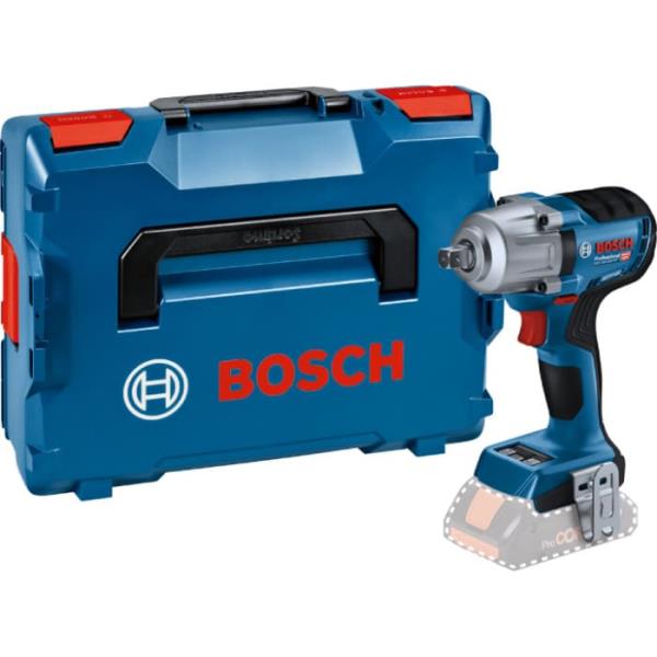 Гайковерт ударний акумуляторний Bosch Professional GDS 18V-450 PC 18В 0-450Нм 0-2300об/хв 0-3300уд/хв M10-M20 кейс 1.6кг без АКБ та ЗП
