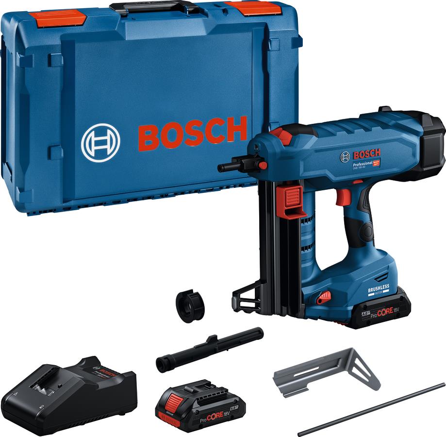 Цвяхозабивач акумуляторний Bosch GNB 18V-40 18В цвяхи 13-40мм 2x4А·год ЗП GAL18V-40P кейс 4.1кг