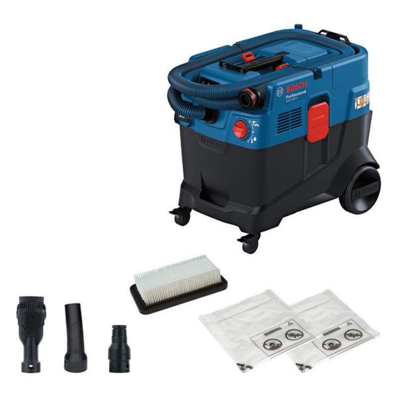 Пилосос професійний Bosch Professional GAS 400 A 1200Вт 240мБар контейнер 40л 14кг