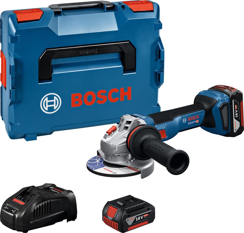 Шліфмашина кутова акумуляторна Bosch Professional GWS 18V-11S 125мм 18В 2x5А·год 0-9000об/хв 1.7кг кейс ЗП GAL1880CV