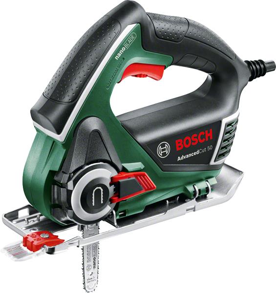Пила Bosch AdvancedCut 50, 500Вт, 1.7 кг, глубина реза 50 мм