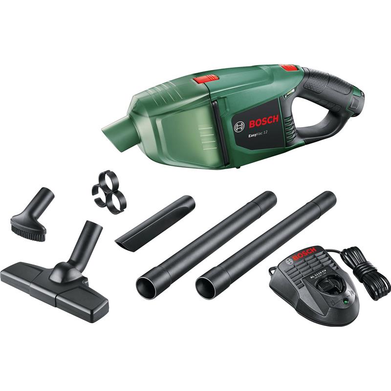Пилосос професійний акумуляторний Bosch EasyVac 12 12В акб 1х2.5Аг контейнер 0.38л 1кг