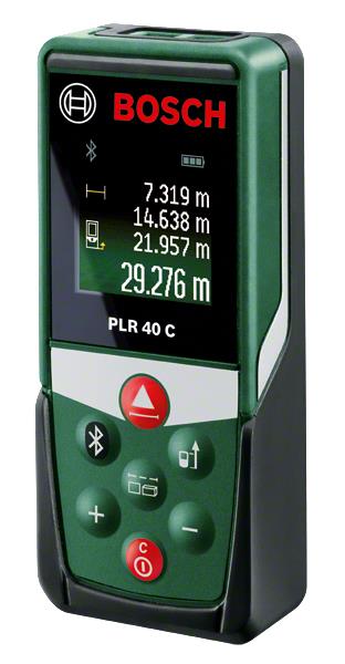 Дальномер лазерный Bosch PLR 40 C, ± 2.0 мм, 0.05 – 40 м