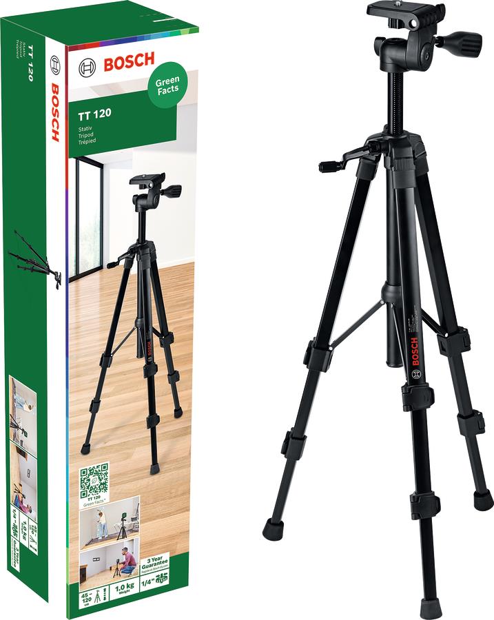 Штатив BOSCH TT 120 1/4", 45-120см, 0.98кг