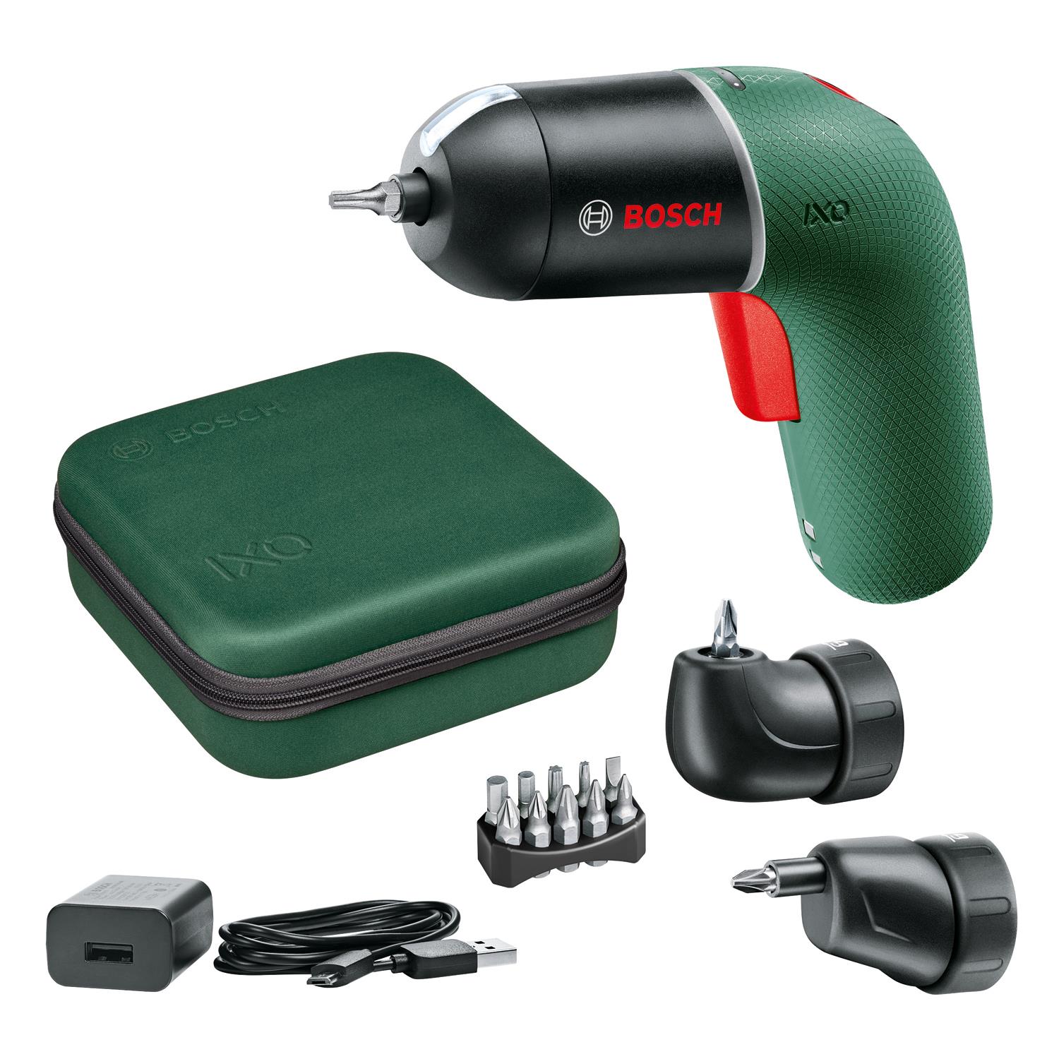 Шуруповерт Bosch IXO VI (full), 4.5 Нм, 10 бит, 2 насадки, кейс