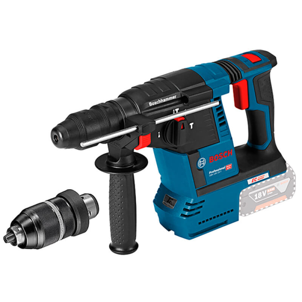 Перфоратор акумуляторний Bosch Professional GBH 18V-26 F 18В 0-980об/хв 2.6Дж 0-4350уд/хв 3.6кг без АБК та ЗП