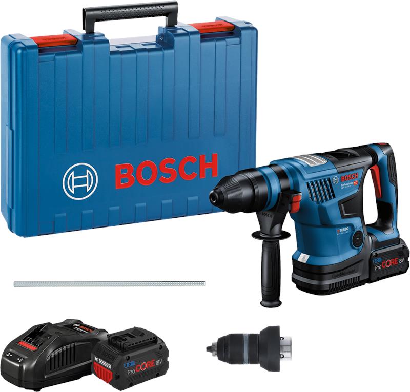 Перфоратор акумуляторний ударний Bosch Professional GBH 18V-34 CF SDS plus 18В акб 1x8А·год 0-2900уд/хв 0-500об/хв 5.8Дж кейс ЗП 5кг