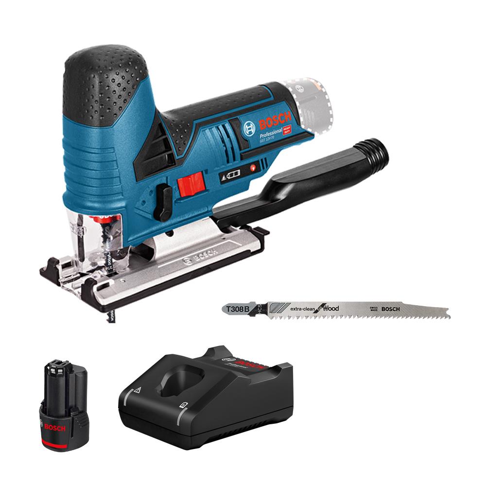 Лобзик Bosch GST 12V-70, аккум., 12В, ход 18мм, 1500-2800 ход/мин, 1.5кг