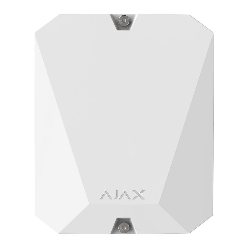 Модуль для інтеграції сторонніх провідних пристроїв Ajax MultiTransmitter, Jeweller, бездротовий, білий