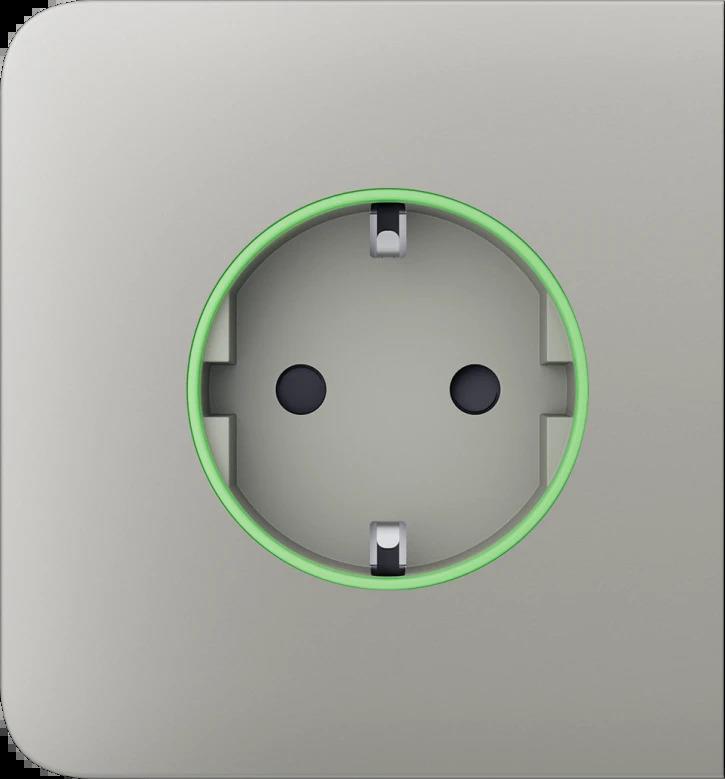 Бічна панель для вбудованої розетки Ajax SideCover for Outlet smart, Jeweler, бездротова, oyster