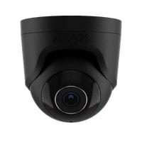 IP-Камера дротова Ajax TurretCam, 5мп, 4мм, Poe, True WDR, IP 65, ІЧ 35м, аудіо, кут огляду 75°до 85°, купольна, чорна
