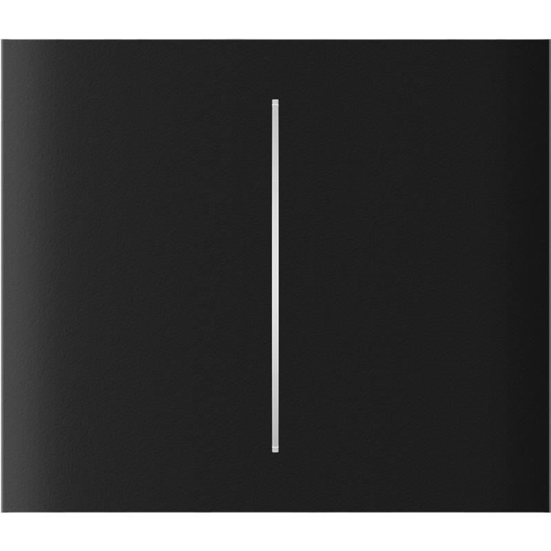 Кнопка центральна для двоклавішного вертикального вимикача Ajax CenterButton Vertical 2-gang for LightSwitch, Jeweler, бездротовий, чорний
