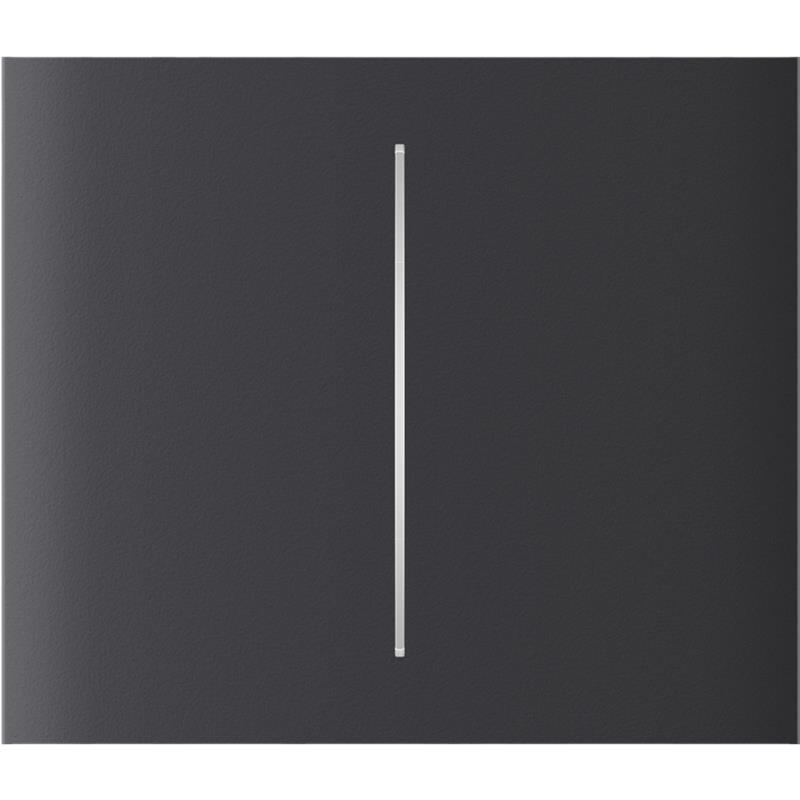 Кнопка центральна для двоклавішного вертикального вимикача Ajax CenterButton Vertical 2-gang for LightSwitch, Jeweler, бездротовий, graphite