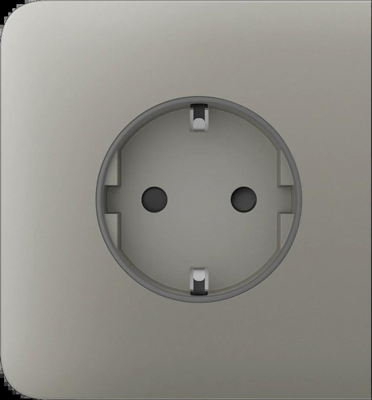 Бічна панель для вбудованої розетки Ajax SideCover for Outlet Basic, olive