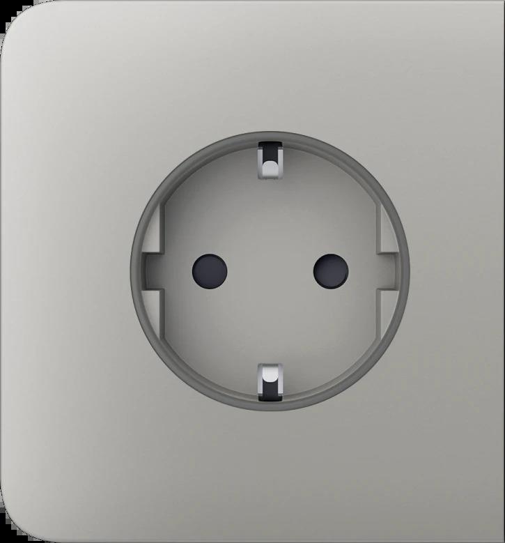 Бічна панель для вбудованої розетки Ajax SideCover for Outlet Basic, oyster