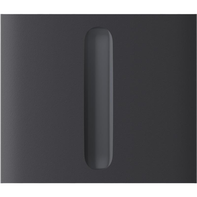 Кнопка центральна для одноклавішного вертикального вимикача димера Ajax CenterButton Dimmer Vertical 1-gang 2-way for LightSwitch, Jeweler, бездротовий, graphite