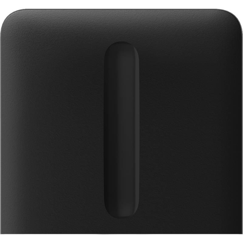 Кнопка бічна для одноклавішного вертикального вимикача димера Ajax SideButton Vertical Dimmer 1-gang 2-way for LightSwitch, Jeweler, бездротовий, чорний