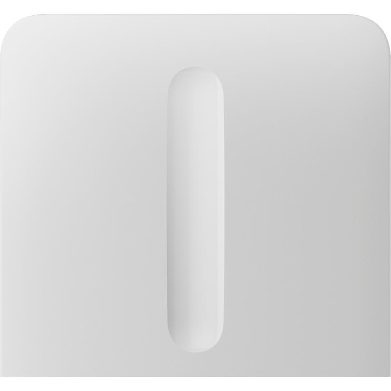 Кнопка бічна для одноклавішного вертикального вимикача димера Ajax SideButton Vertical Dimmer 1-gang 2-way for LightSwitch, Jeweler, бездротовий, білий