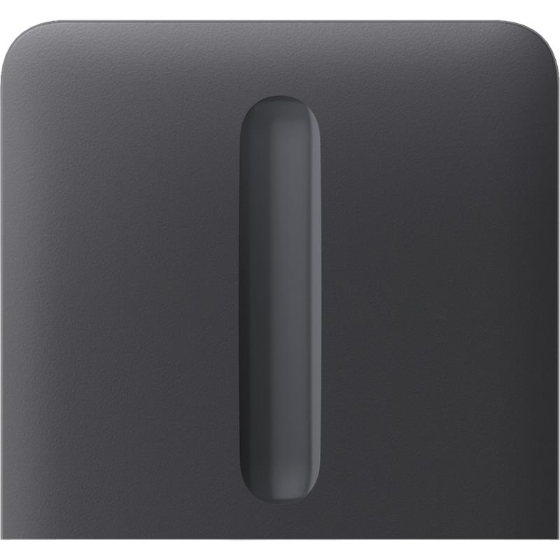 Кнопка бічна для одноклавішного вертикального вимикача димера Ajax SideButton Vertical Dimmer 1-gang 2-way for LightSwitch, Jeweler, бездротовий, graphite