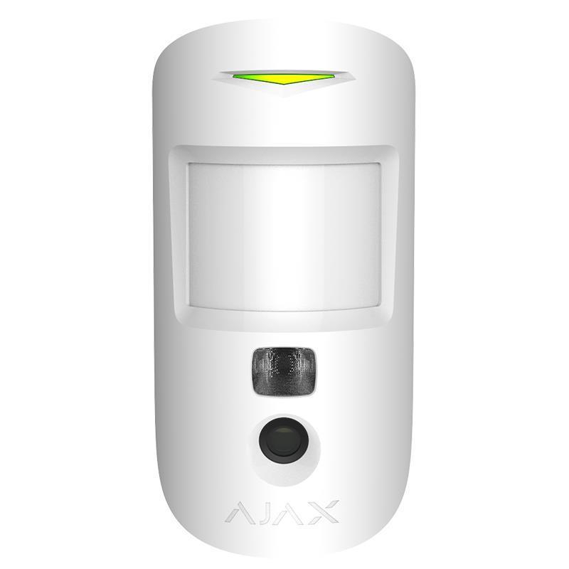 Датчик руху з покращеною фотофіксацією Ajax HDR MotionCam, Jeweller, бездротовий, білий