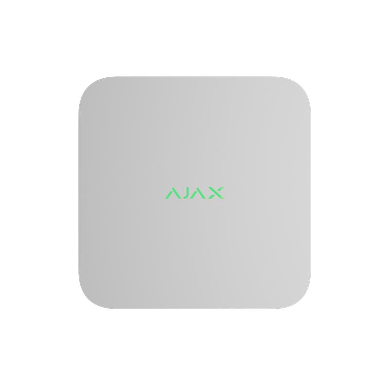 Мережевий відеореєстратор Ajax NVR DC white, 8 каналів, 12V, білий