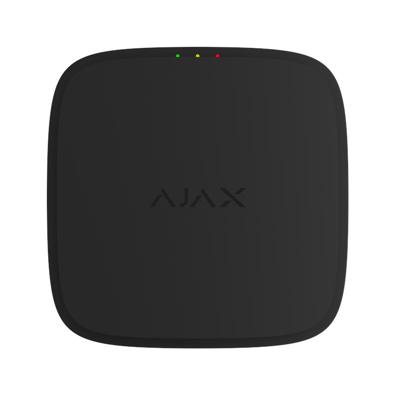 Датчик пожежний димовий Ajax EN54 FireProtect Smoke Sounder black, Jeweller, EN54, бездротовий, чорний