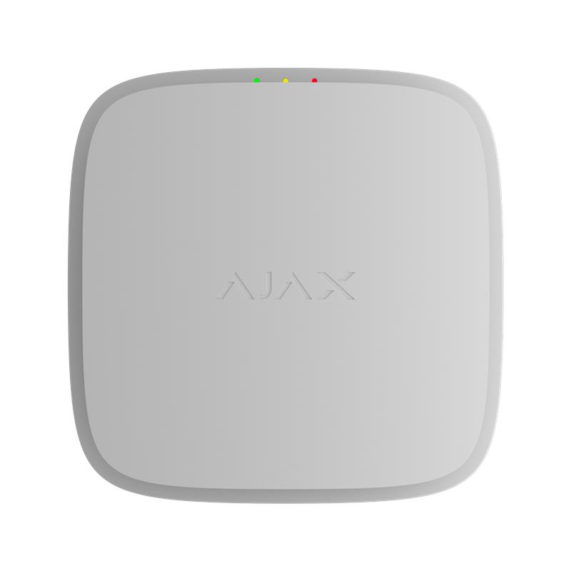 Датчик пожежний димовий Ajax EN54 FireProtect Smoke Sounder white, Jeweller, EN54, бездротовий, білий