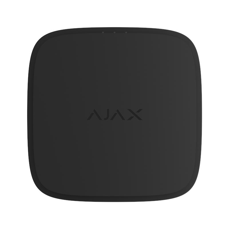 Датчик пожежний тепловий Ajax EN54 FireProtect Heat Sounder black, Jeweller, EN54, бездротовий, чорний