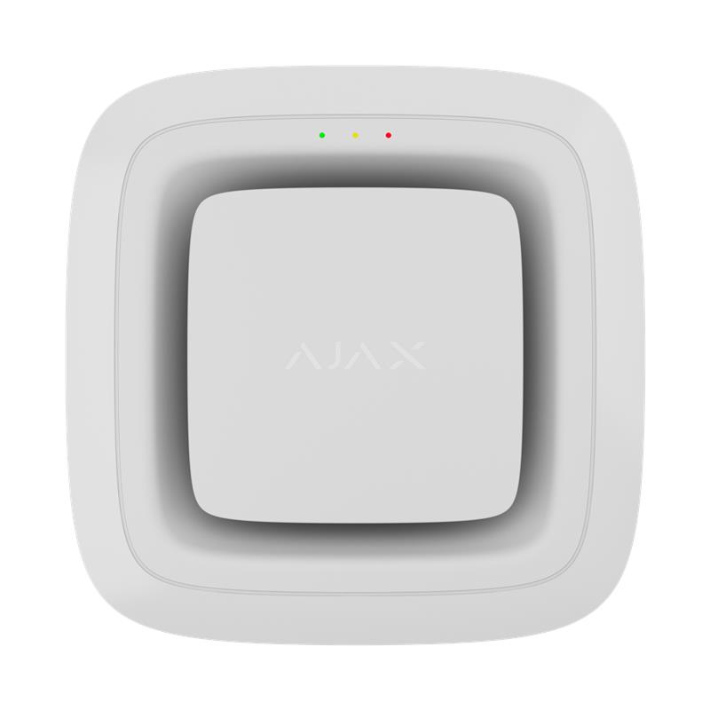 Датчик пожежний звуковий Ajax EN54 FireProtect Sounder white, Jeweller, EN54, бездротовий, білий
