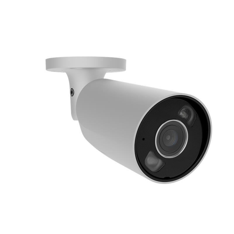 IP-Камера дротова Ajax BulletCam HL white, 8мп, 4мм, гібридне підсвічування IR 50м, білий Led 50м, Poe, True WDR, IP 65, аудіо, кут огляду 75° до 85°, вулична, біла