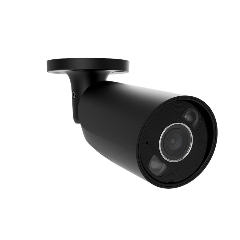IP-Камера дротова Ajax BulletCam HL black, 8мп, 4мм, гібридне підсвічування IR 50м, білий Led 50м, Poe, True WDR, IP 65, аудіо, кут огляду 75° до 85°, вулична, чорна