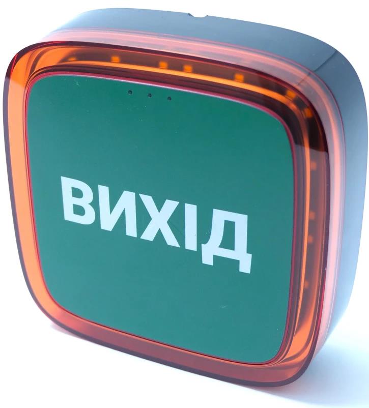 Оповіщувач пожежний світлозвуковий “ВИХІД“ Ajax EN54 FireProtect Sounder VAD black, Jeweller, EN54, бездротовий, чорний