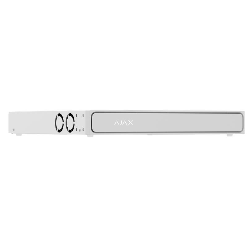 Мережевий відеореєстратор Ajax NVR H2DAC 8 white, HDMI 4K, 2 HDD, 8 каналів, білий, 140909.122.WH1