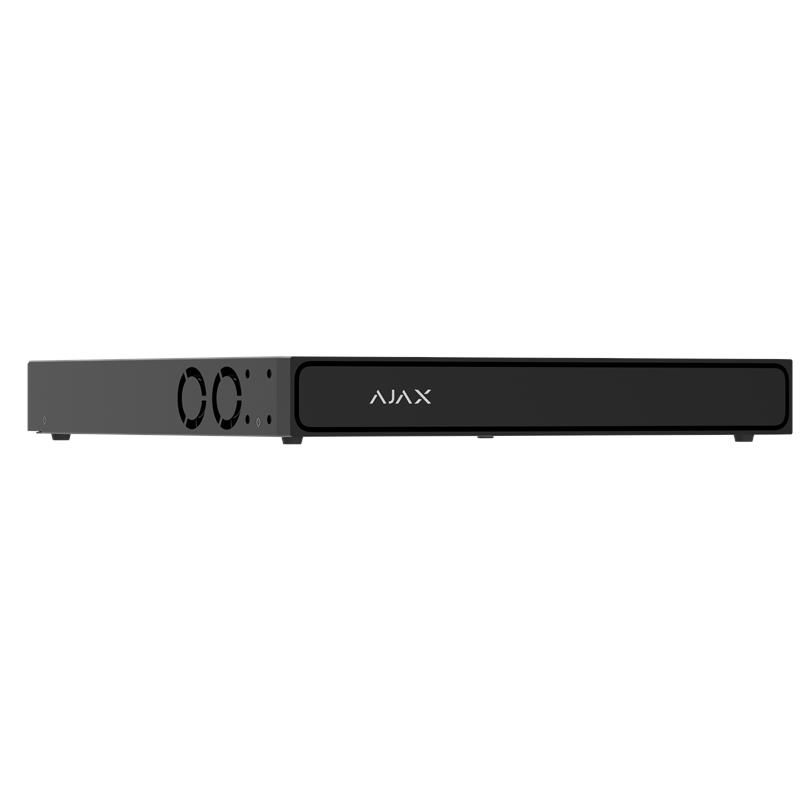 Мережевий відеореєстратор Ajax NVR H2DAC 8 black, HDMI 4K, 2 HDD, 8 каналів, чорний, 140908.122.BL1